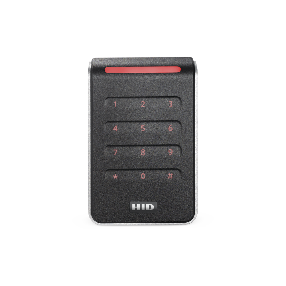 Lector con Teclado Capacitivo SIGNO R40 Multitecnologia/ 40KNKS-01-00001H/ Garantia de Por Vida/ Pigtail/Wiegand & OSDP/Mullion