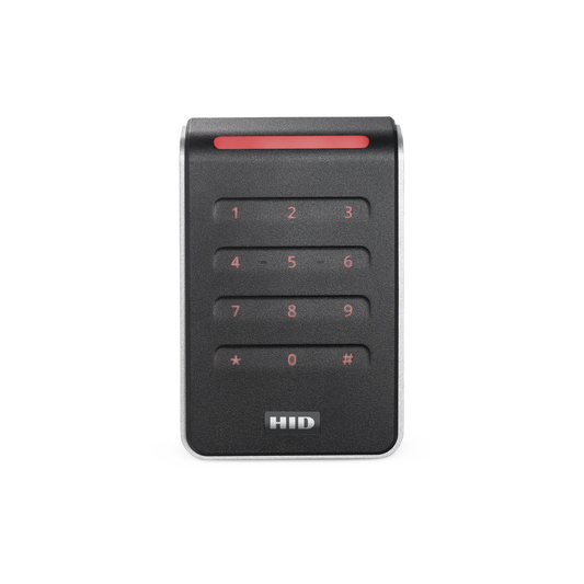 Lector con Teclado Capacitivo SIGNO R40 Multitecnologia/ 40KTKS-01-00001H/ Garantia de Por Vida/ Terminal Strip/Wiegand & OSDP/Mullion