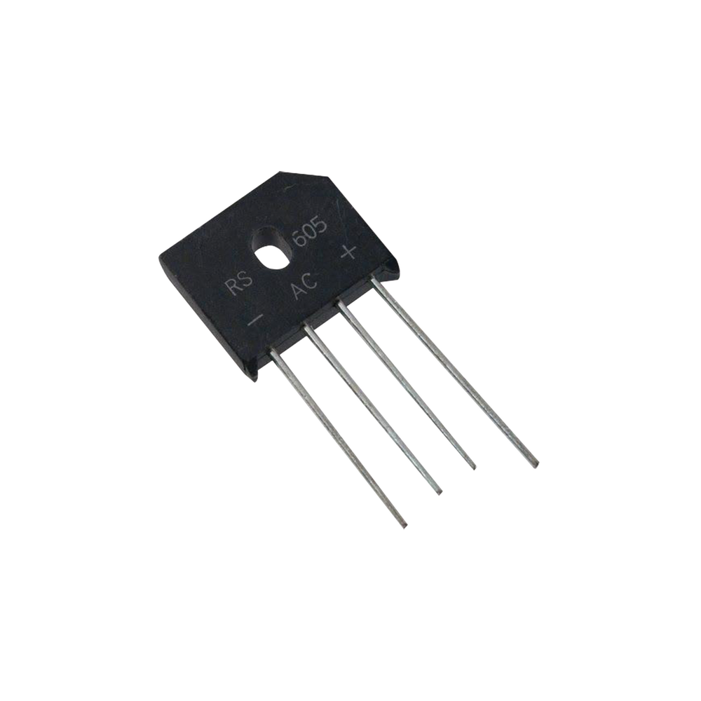 Puente Rectificador en Línea de 6 Amp., 800 PIV, Silicio, 420 RMS.