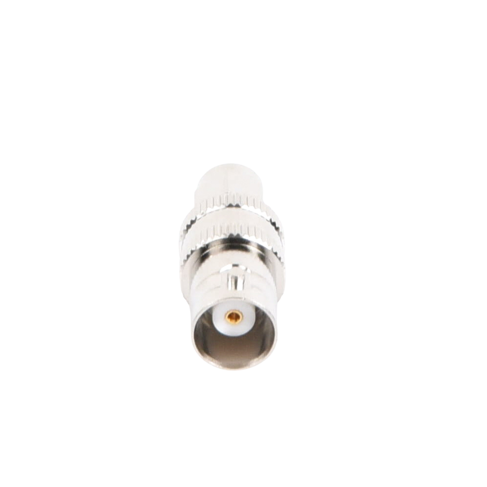SMA Male to BNC Female Inline Adapter, Nickel/Gold/Teflon.