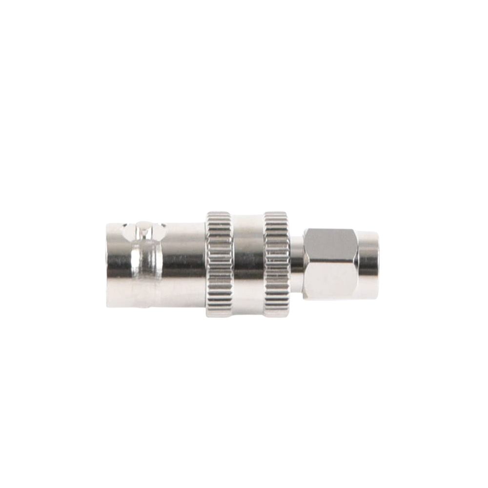 SMA Male to BNC Female Inline Adapter, Nickel/Gold/Teflon.