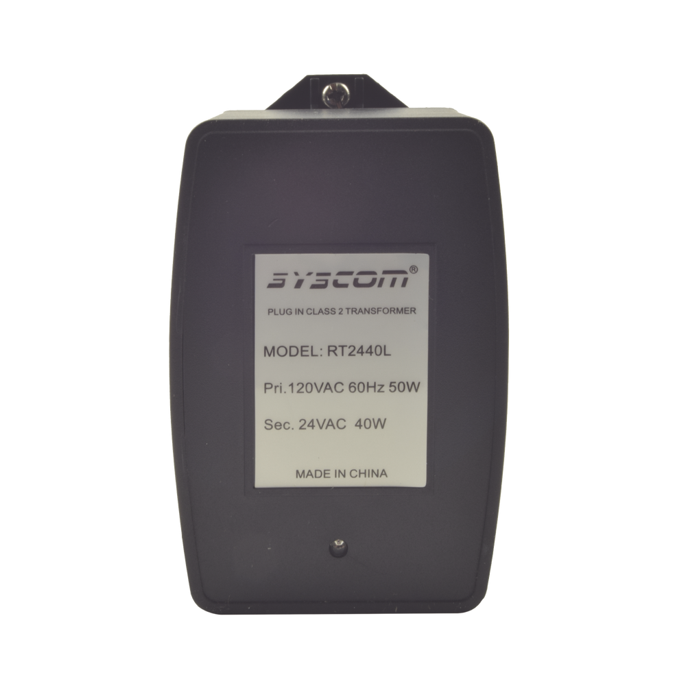 Transformador de 24 Vca, 40 VA cuenta con fusible externo fácilmente intercambiable (UDL004)