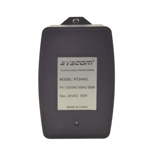 Transformador de 24 Vca, 40 VA cuenta con fusible externo fácilmente intercambiable (UDL004)