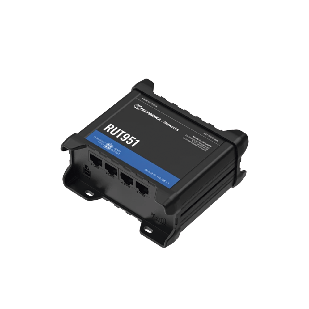 Router LTE dual SIM, 4 puertos Ethernet, conectorizado, Bandas B1, B2, B3, B4, B5, B7, B8, B28