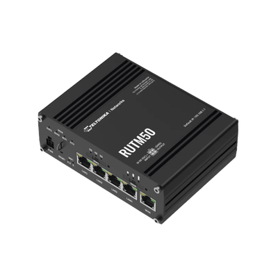Cellular 5G Router, up to 3.4 Gbps, 4 Ethernet Ports + 1 WAN Port, Wi-Fi Wave-2 802.11ac up to 867 Mbps, Dual-SIM, USB, 