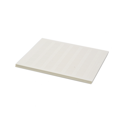 Paquete de Hojas con 2500 Etiquetas de Identificación Auto-laminadas para Impresora Láser/Inyección de Tinta, para Cable