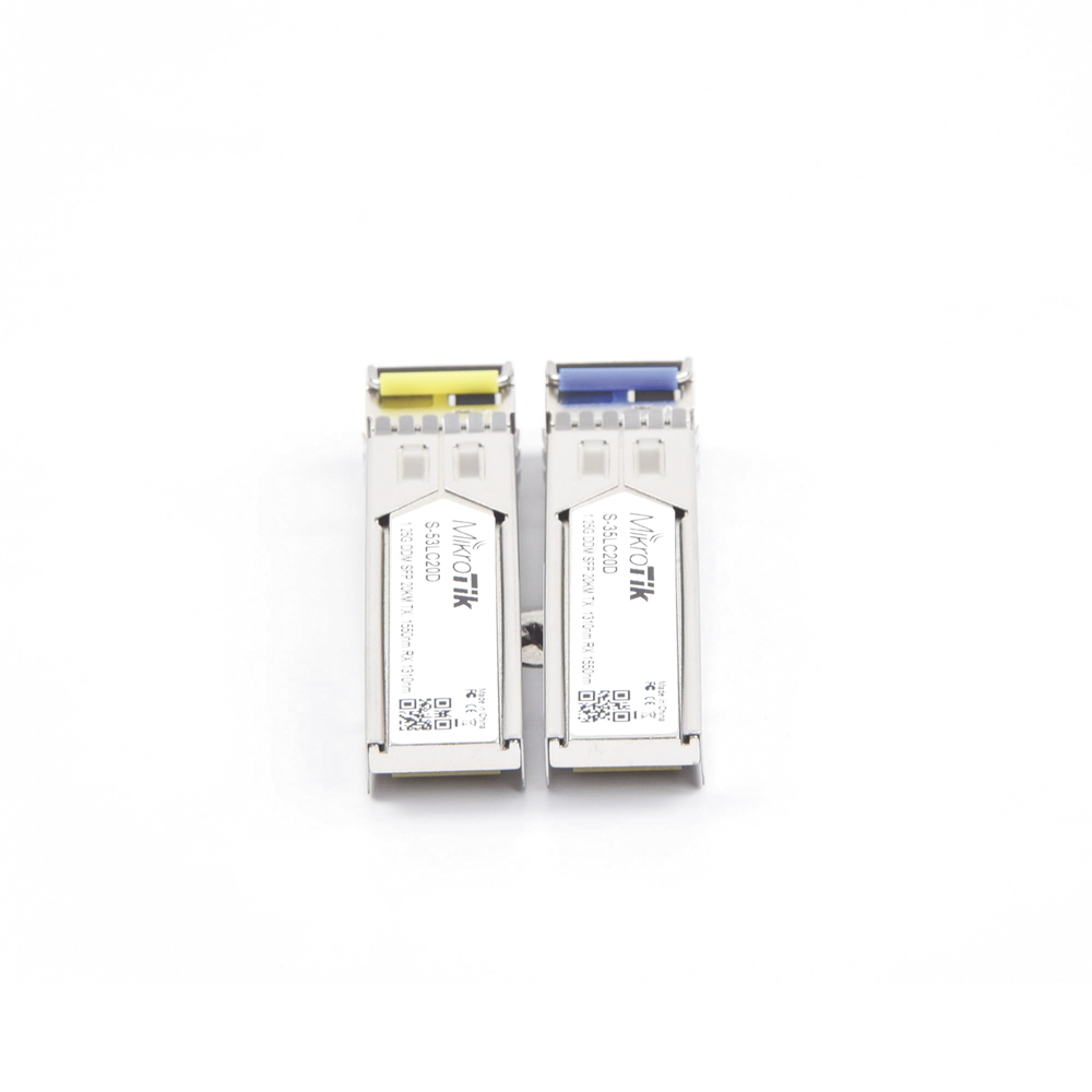 MiniGbic SFP 1.25G LC WDM Transceivers for Mono Mode Fiber 20 Kms