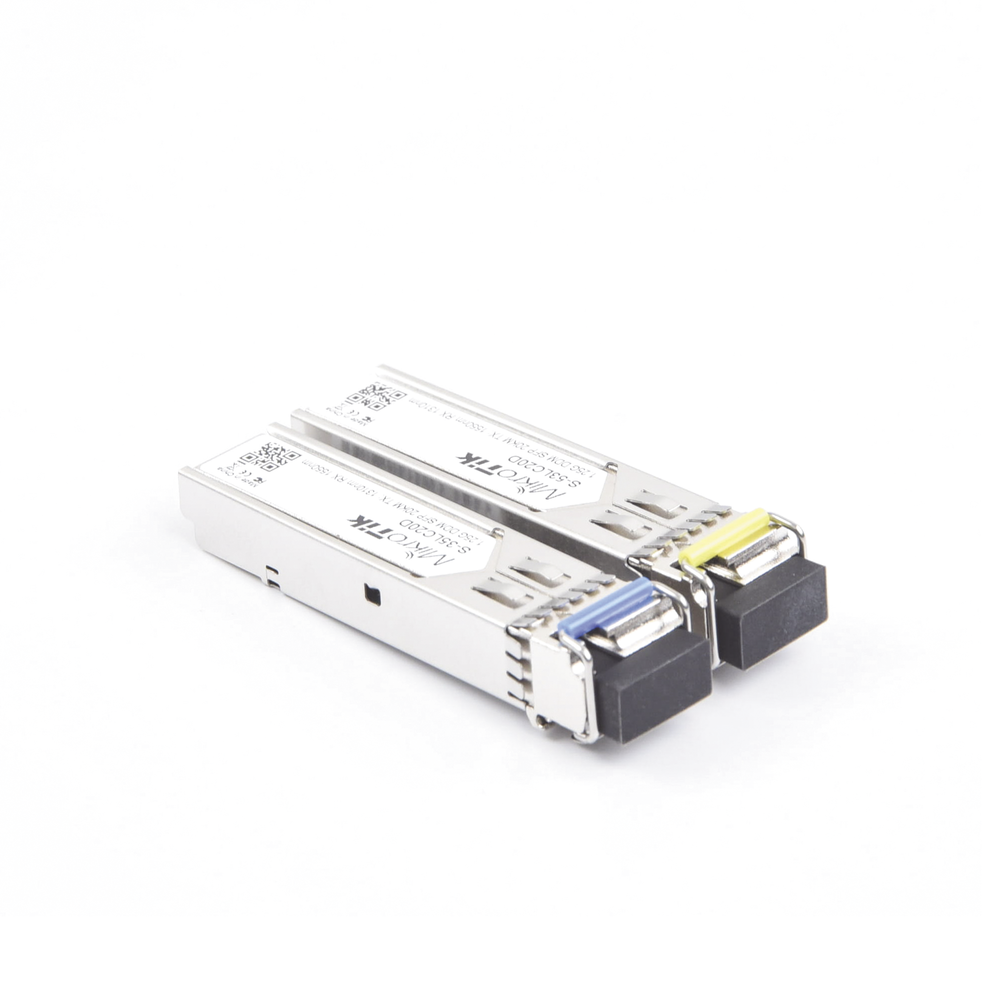 MiniGbic SFP 1.25G LC WDM Transceivers for Mono Mode Fiber 20 Kms