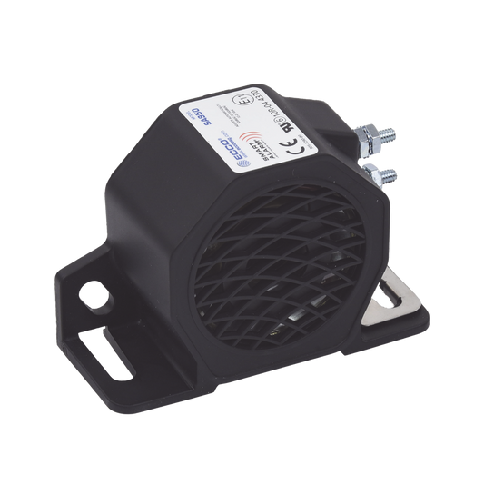 Alarma de reversa inteligente 12-24 Vcd, 82- 102 dBA