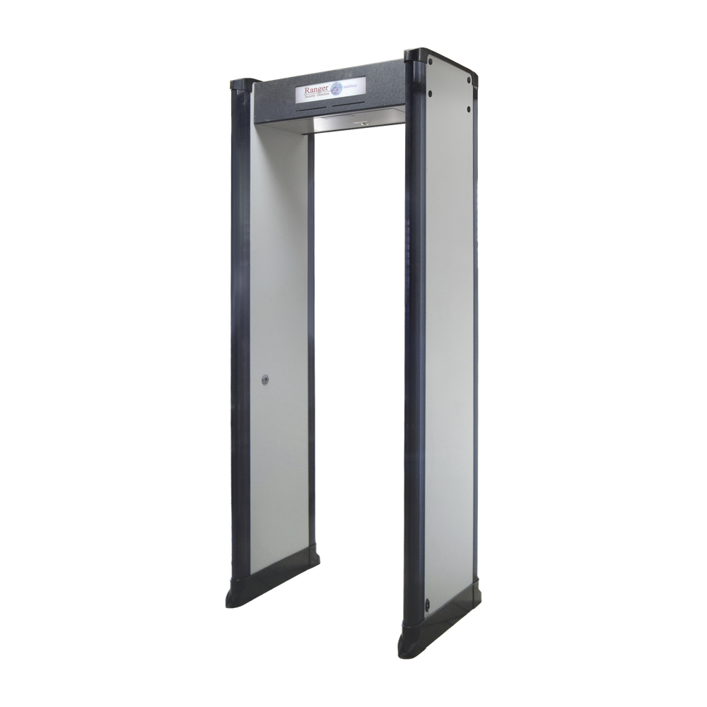 Arco Detector de Metales de 2 Zonas con Base Para Fijarse al Piso