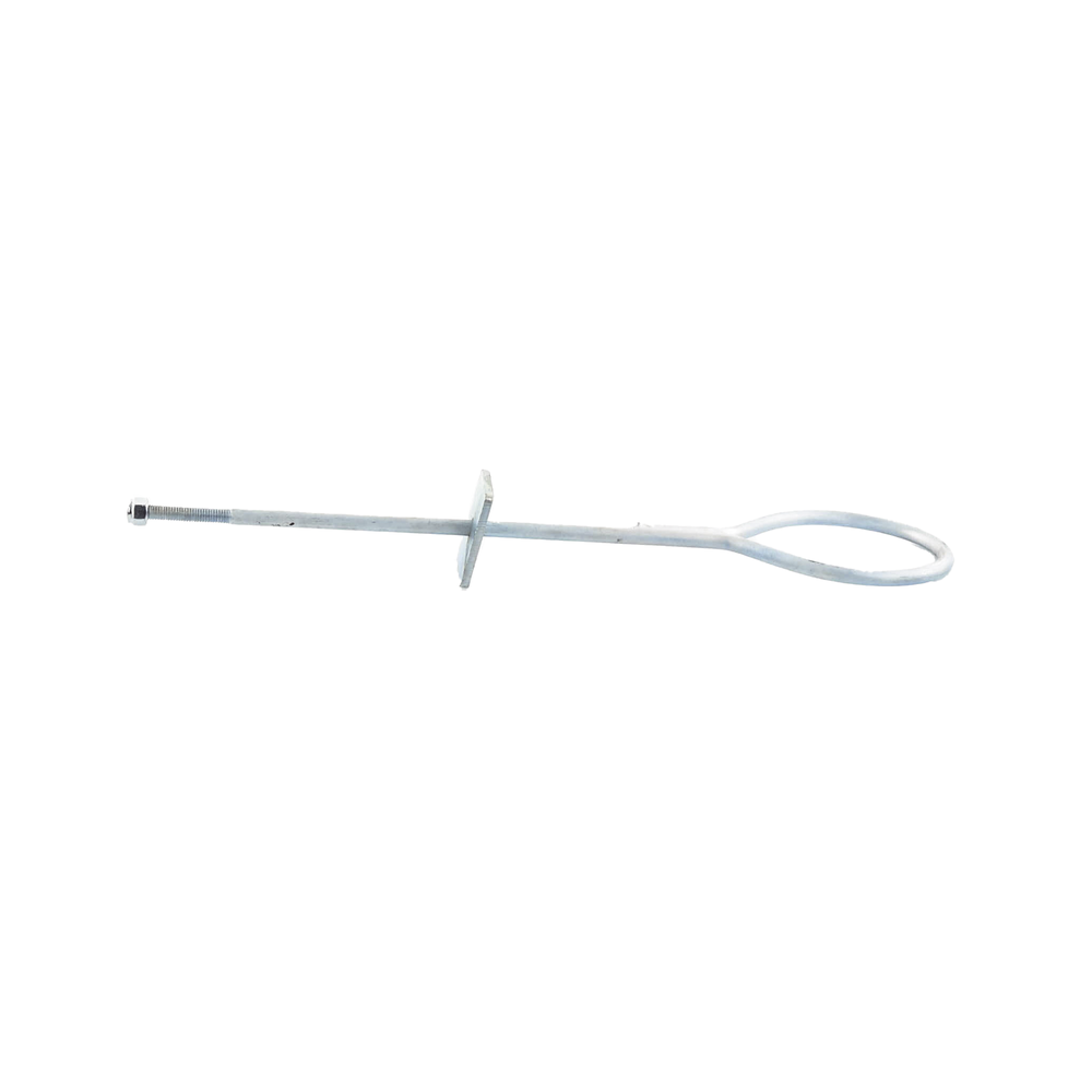 65cm Slab or Wall Anchor, 1/2" Diameter, Electrolytic Galvanized.