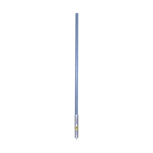 Antena Colineal Omni de Fibra de Vidrio para Base, 380-400 MHz, 6 dB, 500 Watt, DIN 7/16 Hembra, Inclinación Opcional hacia abajo de 0, 3, o 6 Grados.