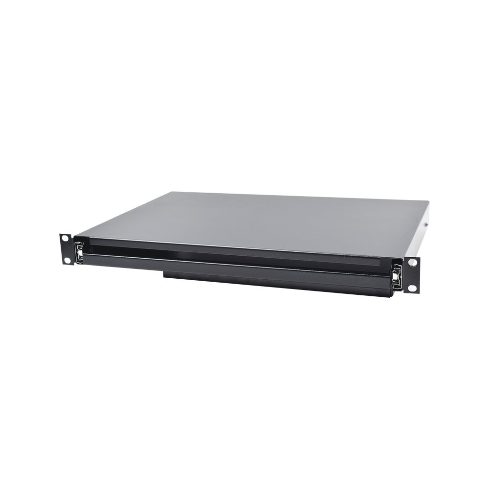 Folding Keyboard and Mouse Tray with 19" Rack, 1RU.