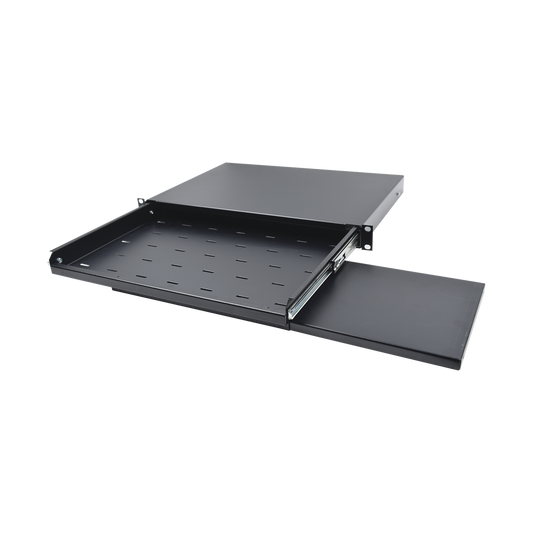 Charola Abatible para Teclado y Ratón con Rack de 19", 1UR. 