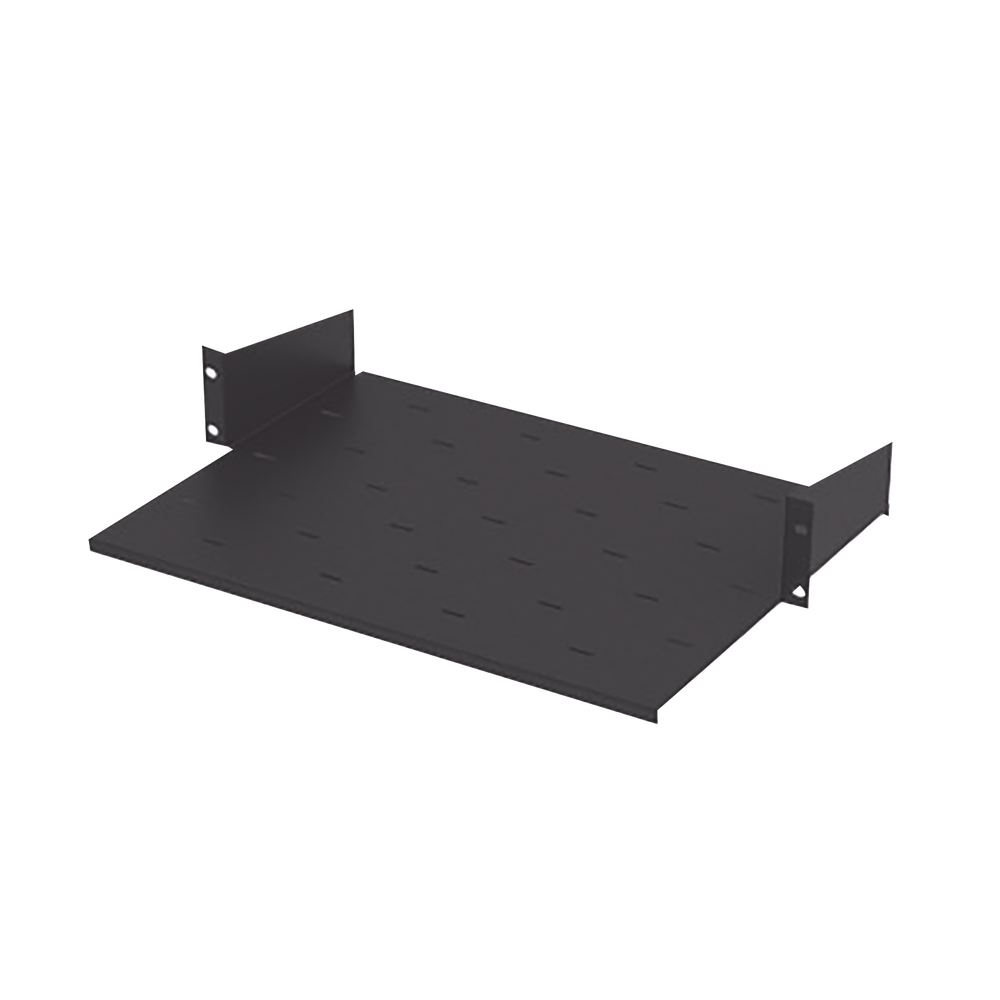 Charola para Rack de 19", 15 cm. de Profundidad, 15 cm. al frente, 2U.