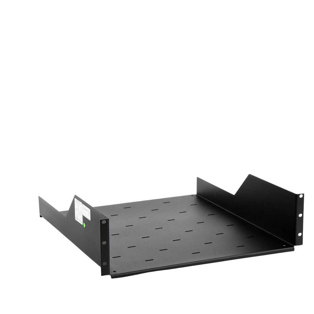 19" Rack Tray, 50 cm Deep, 3U. Load capacity: 30 kg.