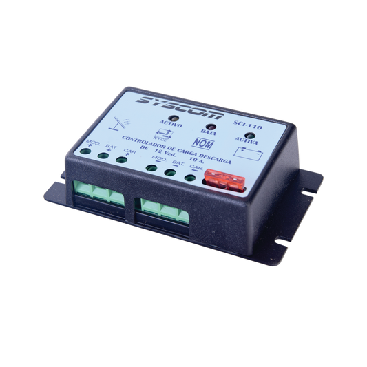 Controlador de Carga y Descarga para Sistemas Solares, 10 A., 12 Vcd