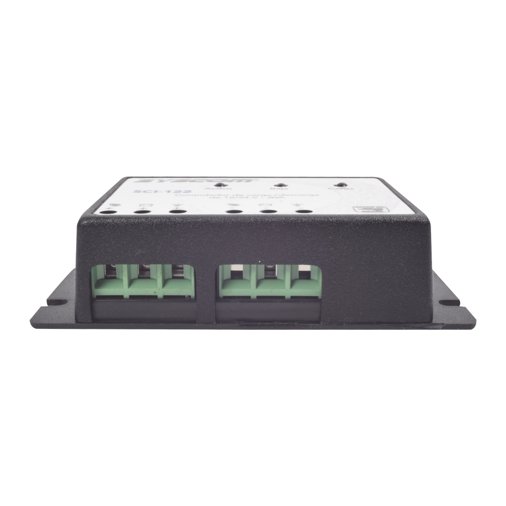 Controlador de Carga y Descarga para Sistemas Solares 20 A, 12/24 Vcd