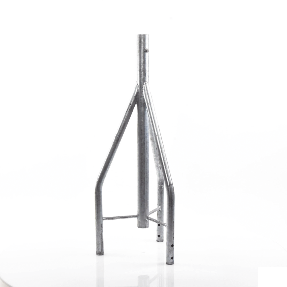 Finishing Section (Copete) for Section STZ-35G Hot-Dip Galvanized with Lightning Rod Clamps.