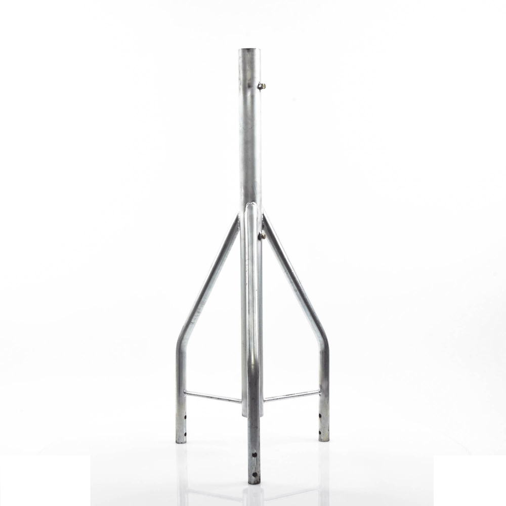 Tramo de Remate / Copete, tubo industrial 1 1/4" con tubo central 2 3/8", galvanizado por electrólisis.