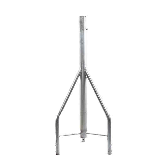 Tramo de Remate / Copete, tubo industrial 1 1/4" con tubo central 2 3/8", galvanizado por electrólisis.