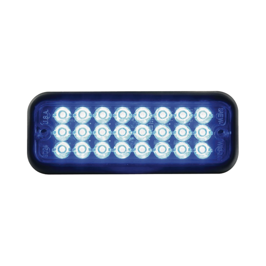 LUZ DE MONTAJE EN SUPERFICIE CON BISEL DE CAUCHO - ROJO