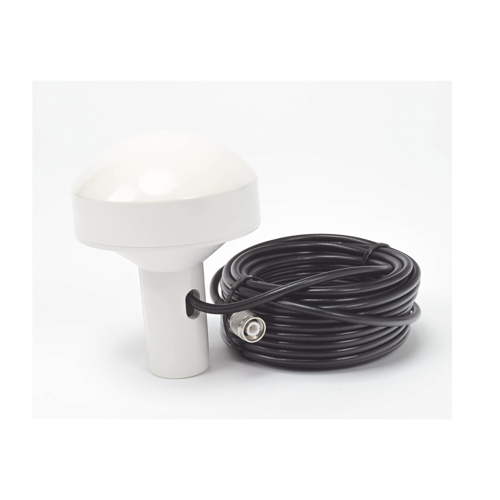 Marine GPS antenna with TNC-Male connector at 1575.42 MHz frequency of 28 dBi