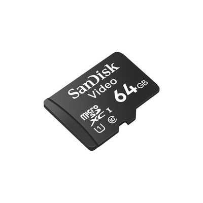 Micro SD Optimizada Para Videovigilancia / 64GB / ULTRA SDXC UHS-I/ CLASS 10 MSD / Sandisk