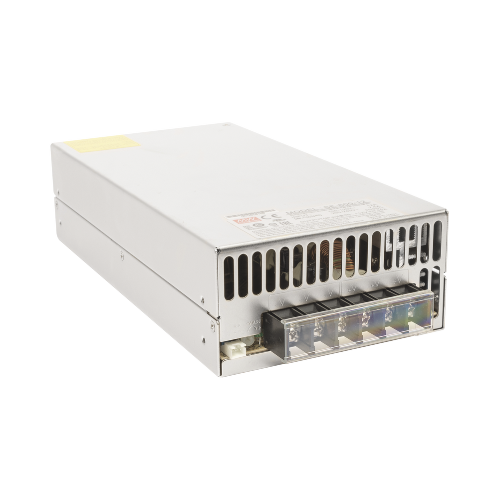 Fuente de Poder Industrial Conmutada 600W de Potencia, 12Vcc, 50A