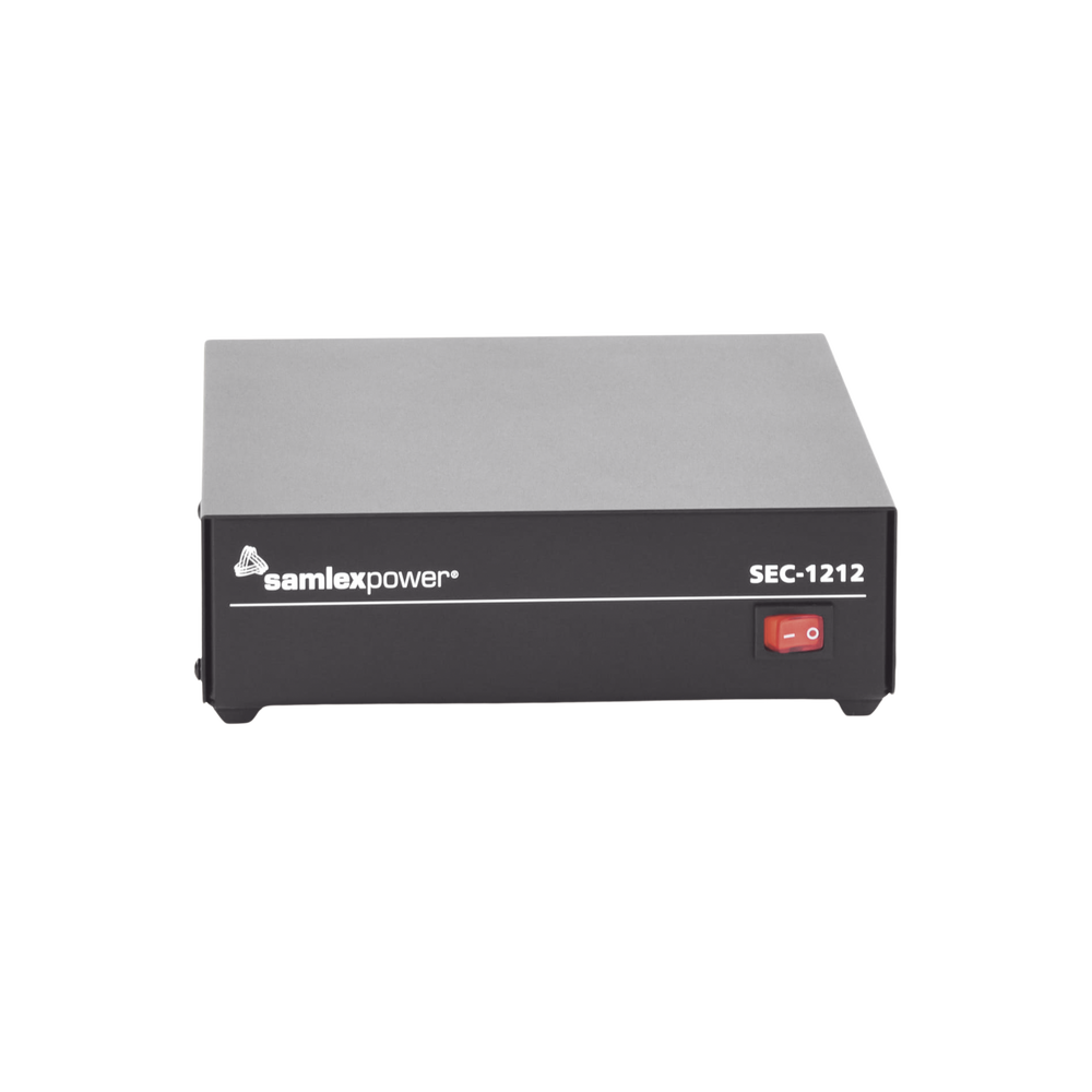 SAMLEX Switching Power Supply, maximum current 12 A.
