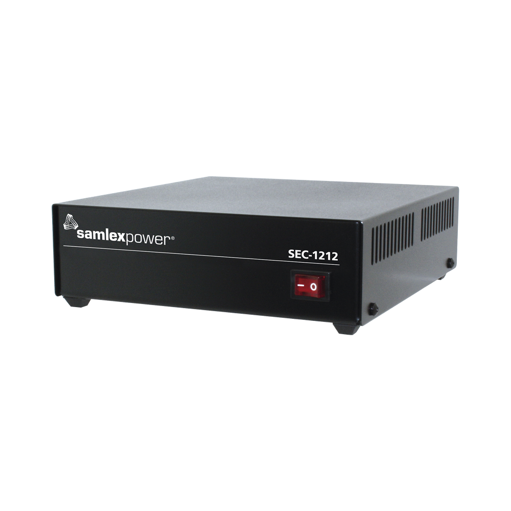 SAMLEX Switching Power Supply, maximum current 12 A.
