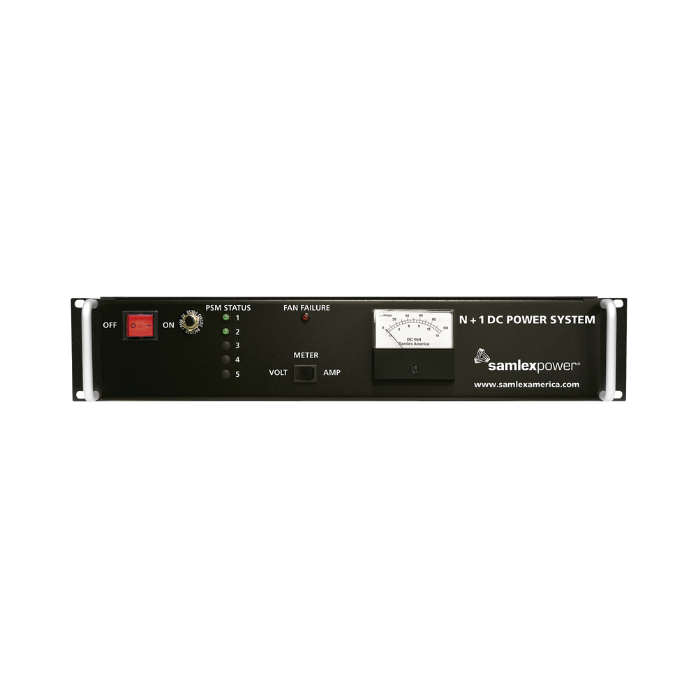 Fuente de poder 13.8V, 40A, conmutada para instalación en rack