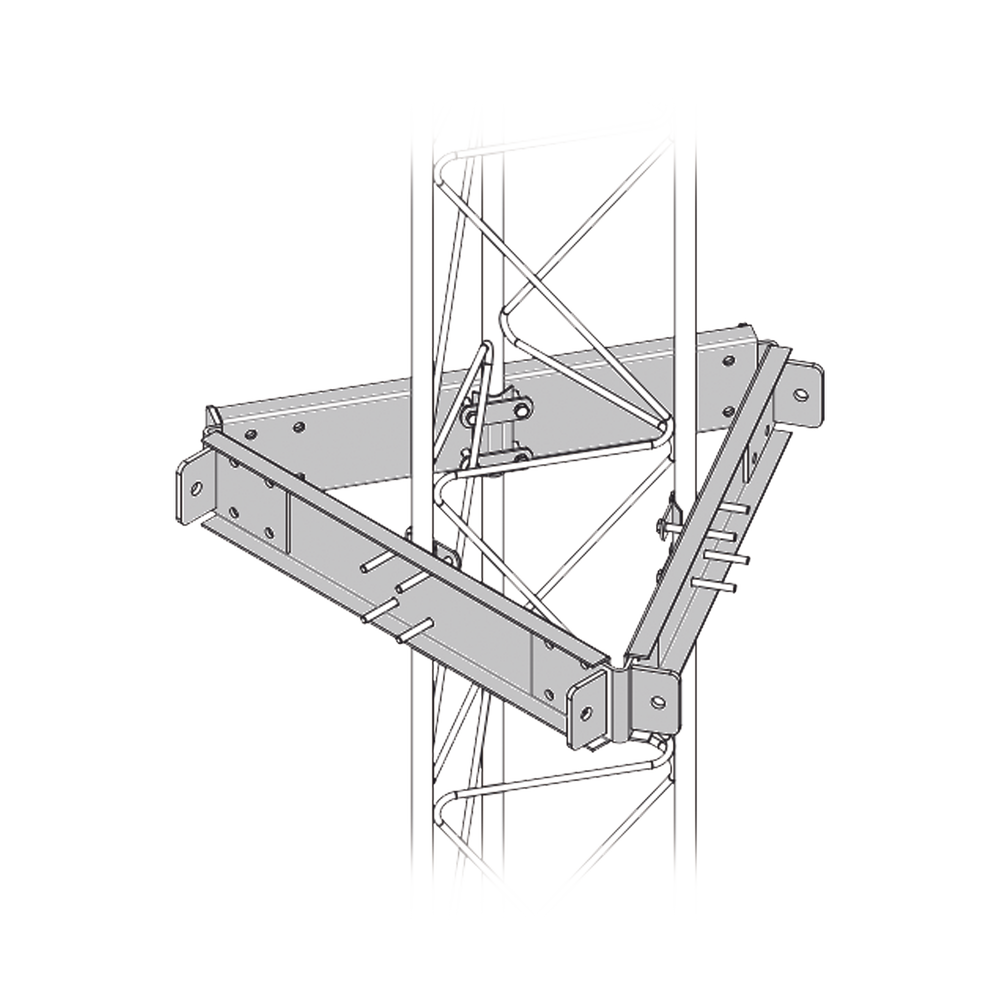 Stabilizer for Tower Reinforced with STZ90G Section.