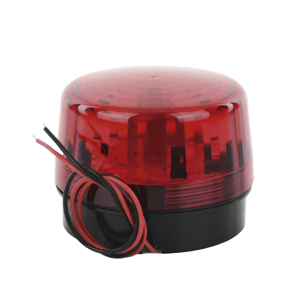 Estrobo con 35 leds de alta luminosidad con la opción de respaldo con batería 9v