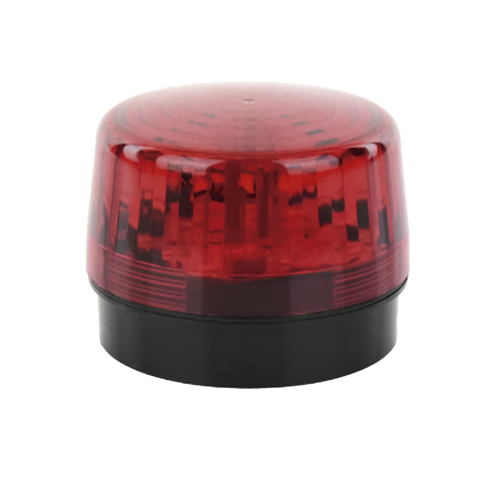 Strobe with 35 high-brightness LEDs with the option of 9V battery backup