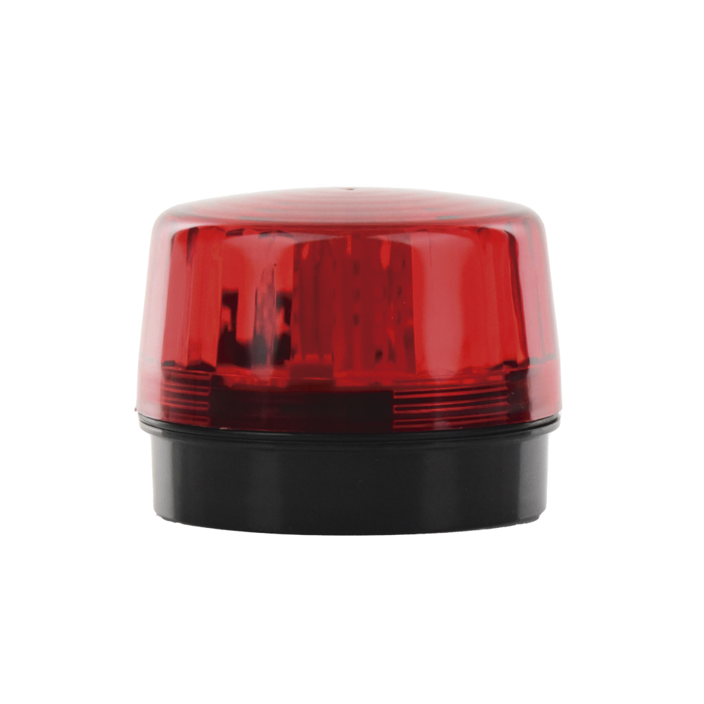 Strobe with 55 high-brightness LEDs with the option of 9V battery backup