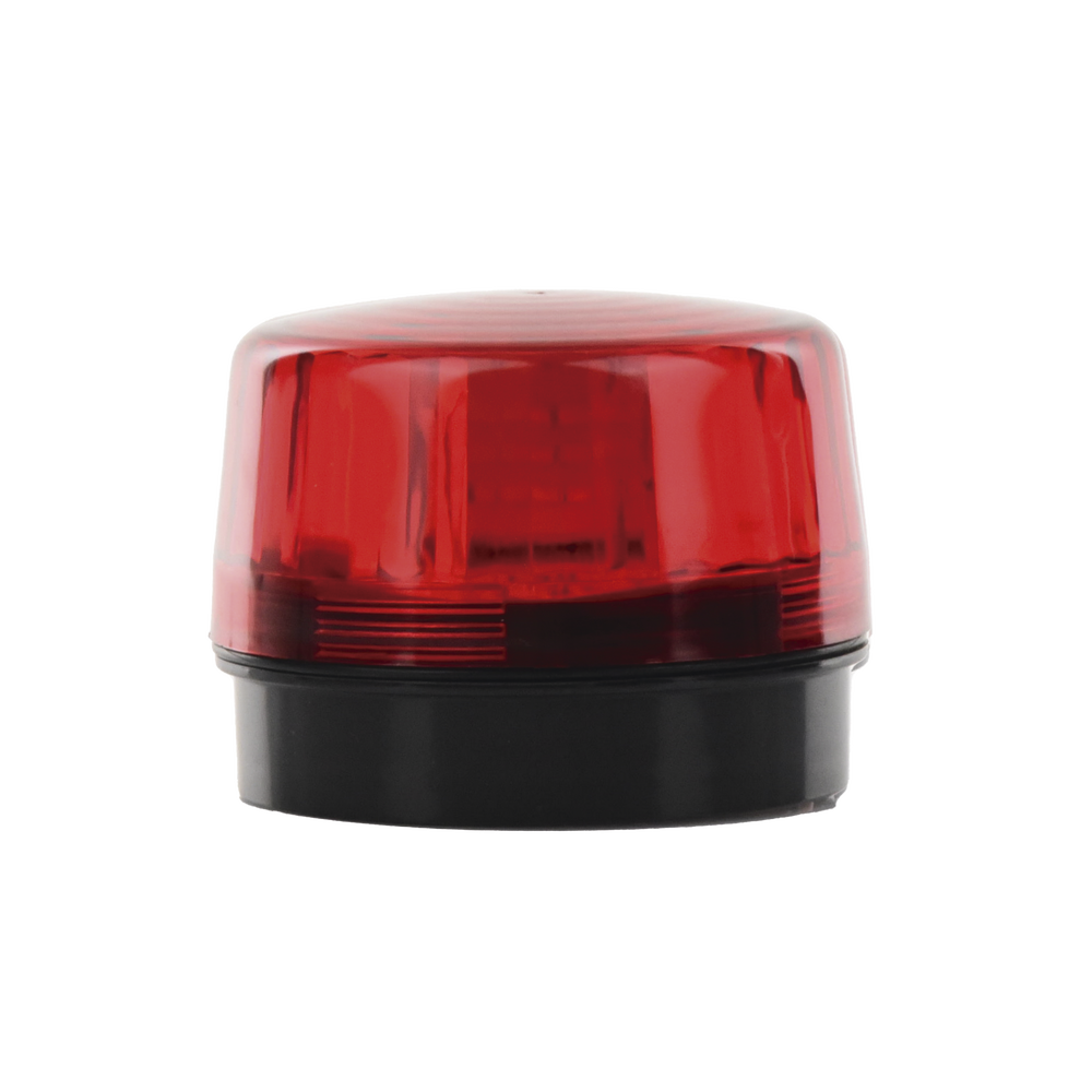 Strobe with 55 high-brightness LEDs with the option of 9V battery backup