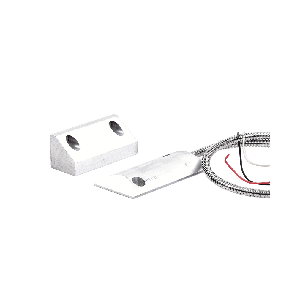 Magnetic Floor Contact, Dual NC/NO Output, 75mm GAP, Aluminum Cover with 55cm of Shielded Cable