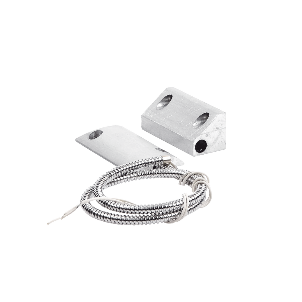 Contacto magnético para piso uso rudo con 55cm de cable blindado / GAP 80mm /  NC