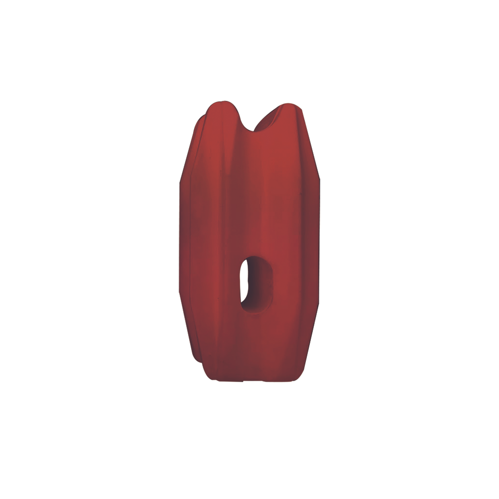 Aislador de color Rojo para postes de esquina de alta Resistencia con Anti UV de uso en cercos eléctricos