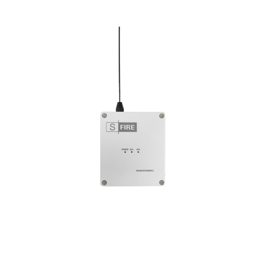 Receptor inalámbrico / 2500 metros de cobertura / 2 salidas de relevador tipo C