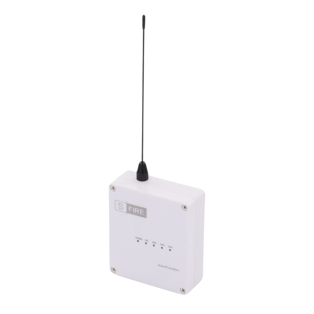 Receptor inalámbrico / 2500 metros de cobertura / 4 salidas de relevador tipo C
