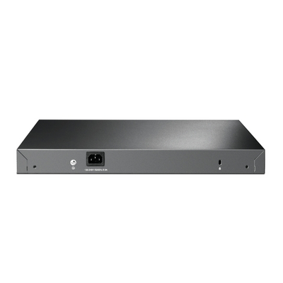 Switch L2+ Omada PoE+ / 24 Puertos PoE+ 10/100/1000 Mbps / 4 Puertos SFP+ 10G / 2 Puertos Consola (RJ45 y microUSB) / Ad
