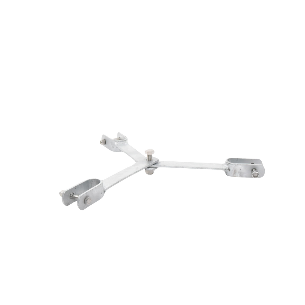 Brida para sujeción de retenida compatible con tramos STZ35G, Galvanizado por Inmersión en Caliente.