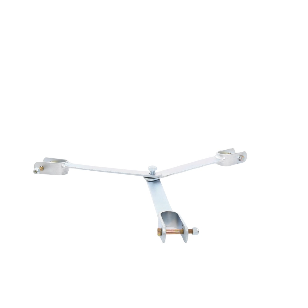 Flange for retaining support compatible with STZ45 sections, electrolytic galvanized.