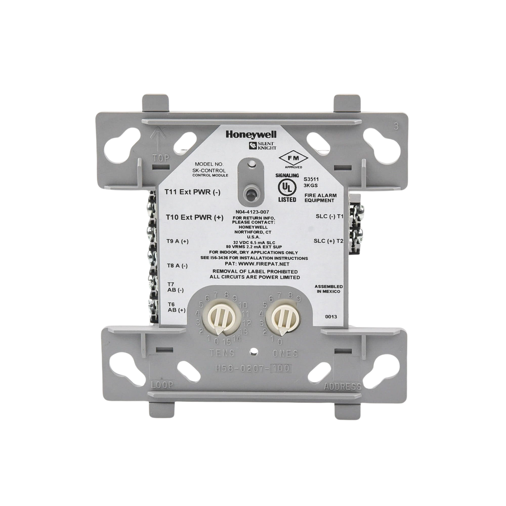 Módulo de Control / Direccionable / Salida de Notificación NAC / Sólo sirve para conectar Sirenas y/o Estrobos / Compatible con Paneles Direccionables Silent Knight y Farenhyt