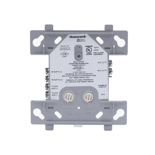 Módulo Monitor / Direccionable / Permite Agregar Sensores Convencionales al Panel / Cableado Clase A y B / Tecnología SK / Compatible con Paneles Direccionables Silent Knight y Farenhyt