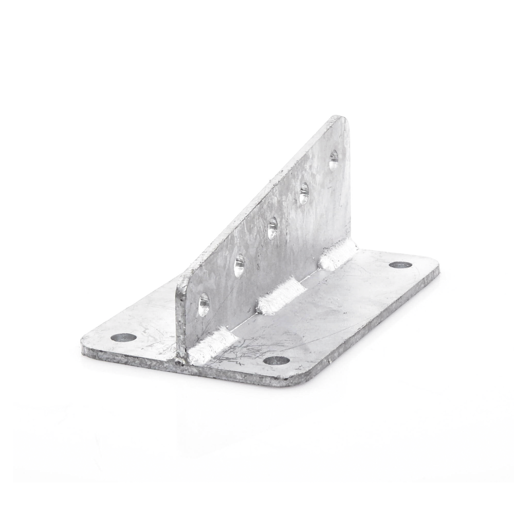 5-Hole Wing Anchor with 4 Fixing Points. Used for mast attachment. Hot-dip galvanized.
