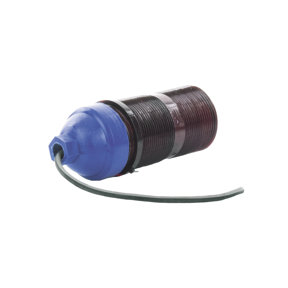 Basic Obstruction Lamp with Red Polycarbonate Globe (With Bulb).