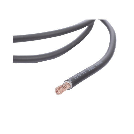 Cable Eléctrico de Cobre Recubierto THW-LS Calibre 12 AWG 19 Hilos Color negro (Venta por Metro)